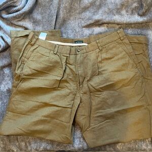 Dockers Men's Khaki Chinos Linen and cotton 40 x 32